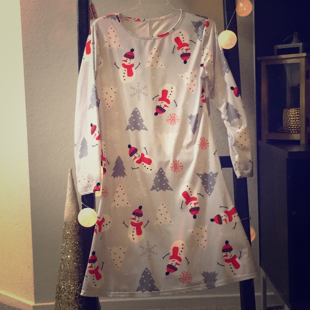 Christmas Long Sleeve Dress
